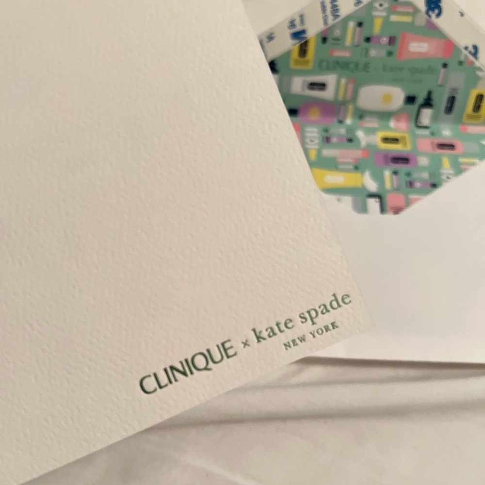5x Clinique x Kate Spade Set  Note Cards - Picture 3 of 3